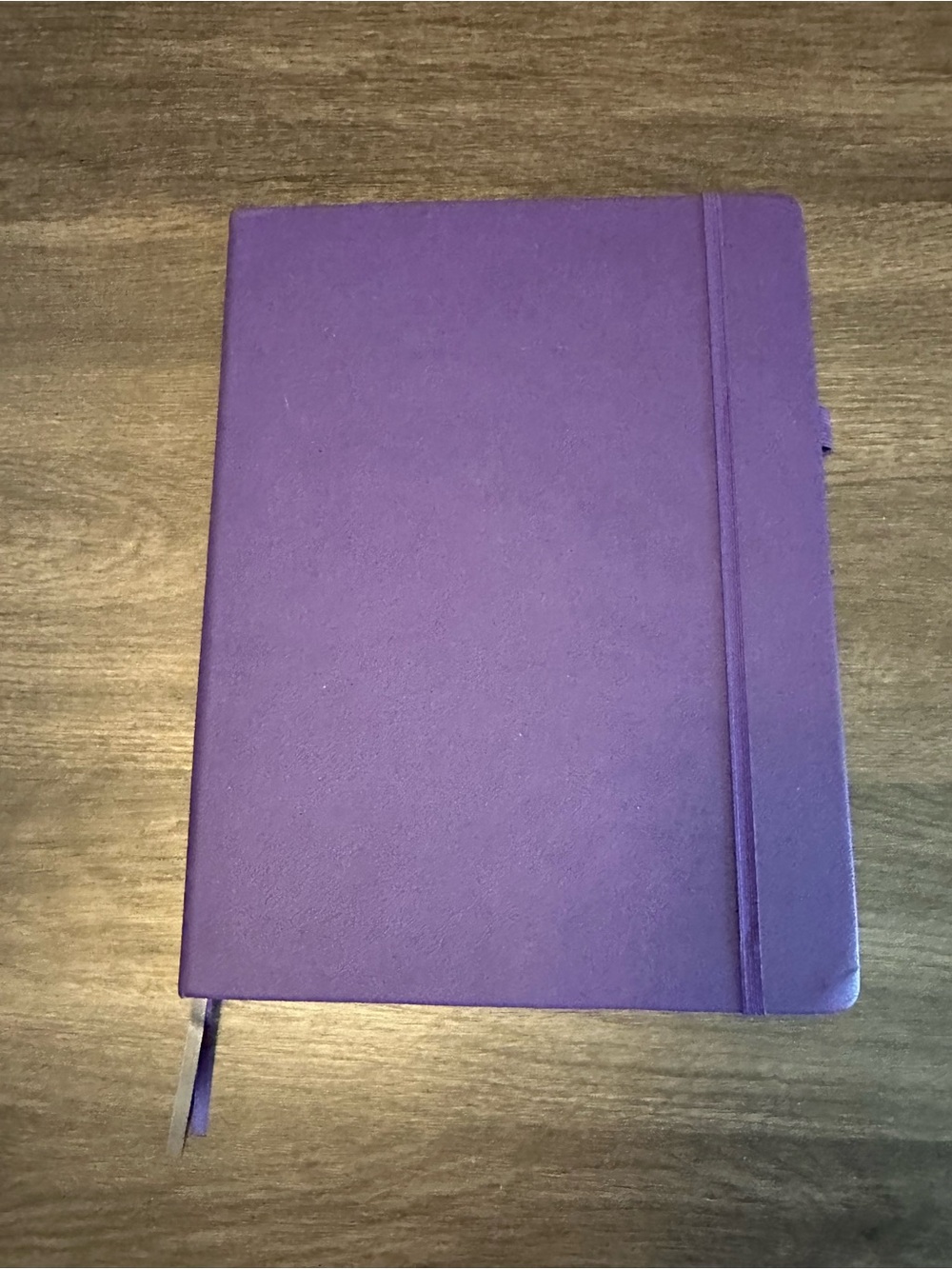 Purple A4 Size Blank Notebook. New.